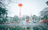Sôi động trò chơi bắt vịt tại hội làng Vạn Phúc